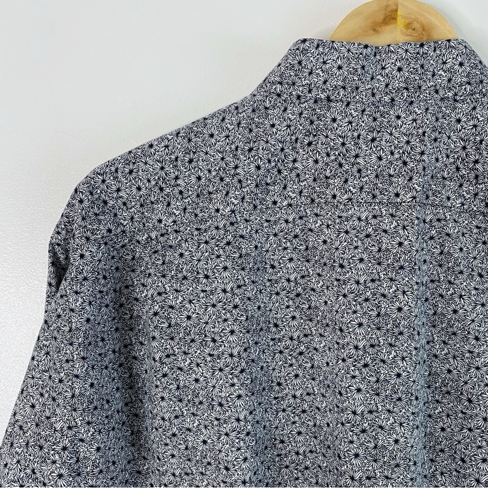 Ben Sherman Black Floral Button Up Dress Shirt - Picture 7 of 11